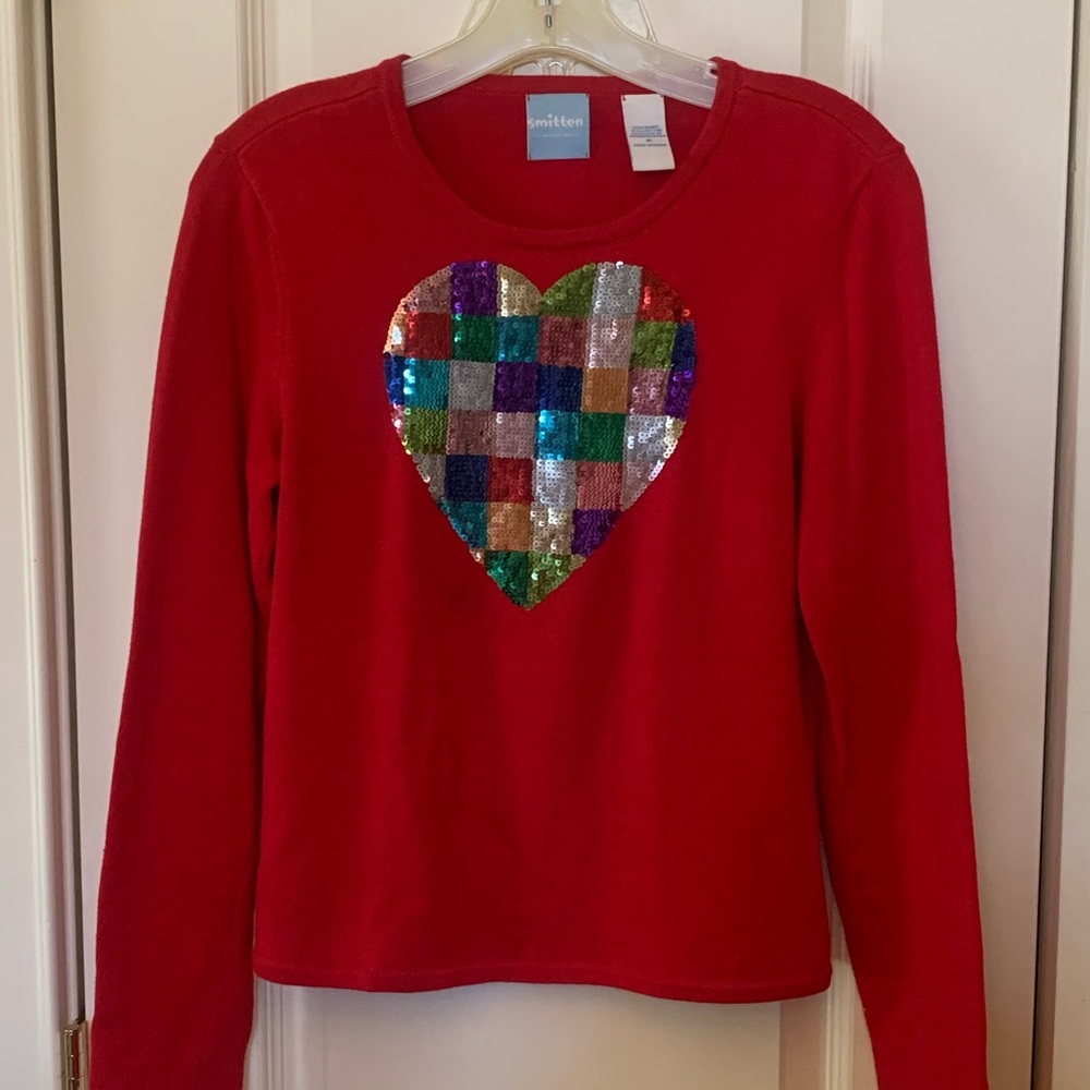 Sequined ❤️ Sweater